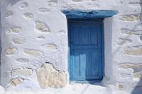 White on blue, Amorgos